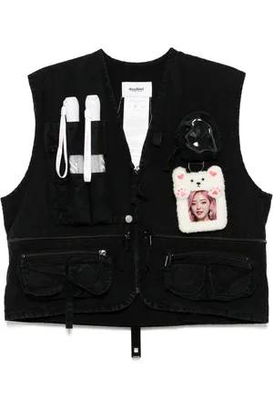 DOUBLET Chaleco Oshi-Katsu con bolsillo