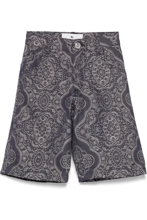 Etro Bermudas con motivo en jacquard