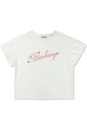 Burberry Camiseta con logo bordado