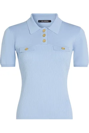Karl Lagerfeld Polo con logo grabado