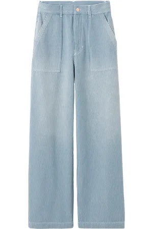 Claudie Pierlot Pantalones rectos a rayas