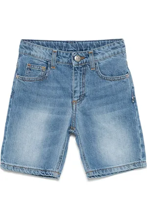 John Richmond Pantalones vaqueros cortos con letras del logo