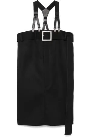 Jean Paul Gaultier Vestido corto con tiras cruzadas