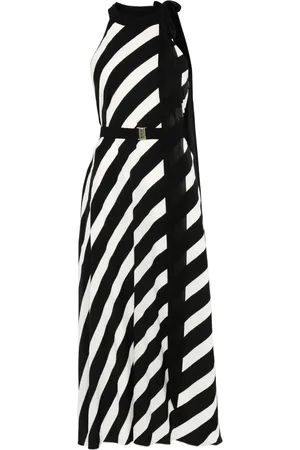 NISSA Vestido midi a rayas