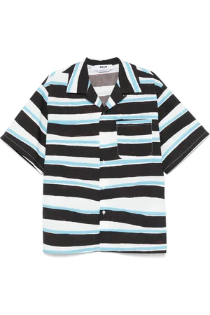 Msgm Camisa a rayas