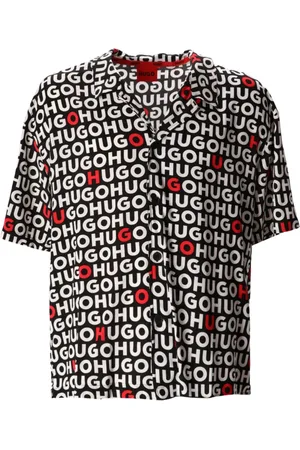 HUGO BOSS Camisa con logo estampado