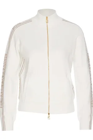 Elisabetta Franchi Chaqueta con franja del logo