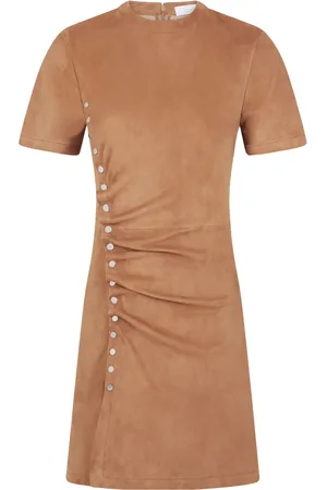 Paco rabanne Vestido corto fruncido