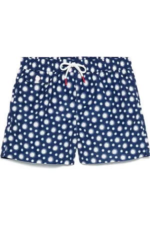 Kiton Bañador con estampado de remolino