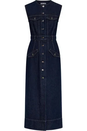 Anna Quan Vestido midi con paneles