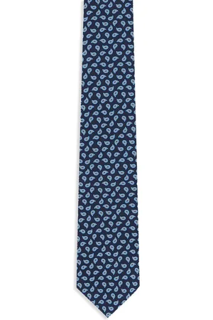 Ermenegildo Zegna Corbata de seda con motivo en jacquard