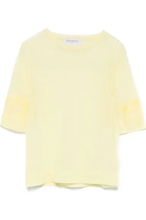 Ermanno Firenze Camiseta semitranslúcida
