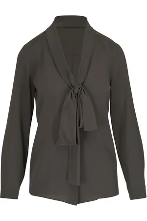 NILI LOTAN Blusa con lazo en el cuello
