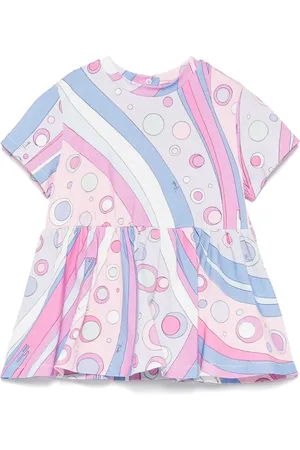 PUCCI Junior Vestido con estampado Fontane