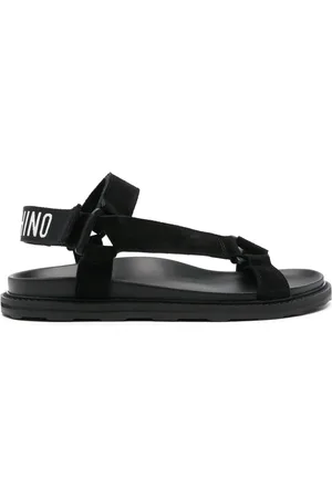 Moschino Sandalias con logo en jacquard