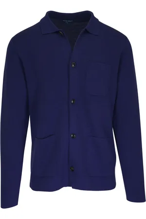 Peter Millar Cárdigan con bolsillo de parche