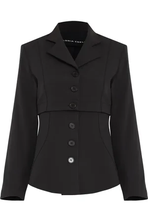 Gloria Coelho Blazer con dobladillo removible