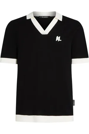 Karl Lagerfeld Polo con ribete en contraste