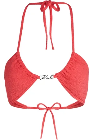 Karl Lagerfeld Top de bikini DNA texturizado