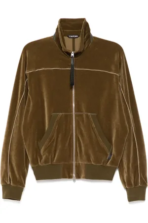 Tom Ford Chaqueta con cremallera de velour