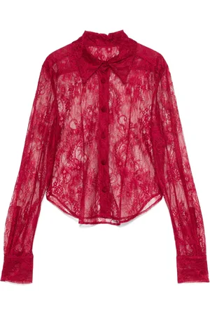 Atu Body Couture Camisa con encaje floral de x Rue Ra