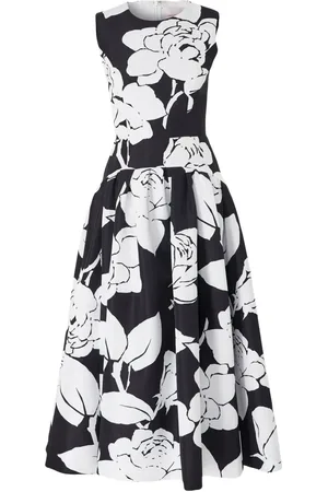 Carolina Herrera Vestido midi con estampado floral