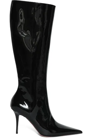 Amina Muaddi Botas Barbara con tacón de 90 mm