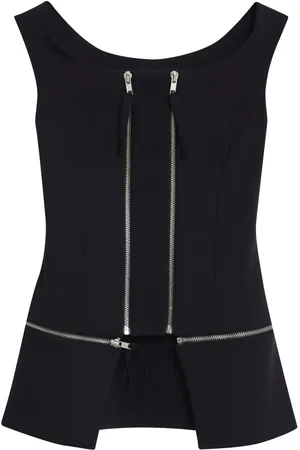 Gloria Coelho Top stretch sin mangas