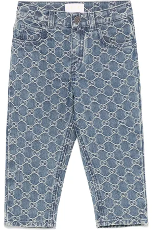 Gucci Vaqueros con motivo GG en jacquard