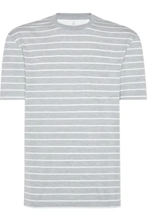 Brunello Cucinelli Camiseta a rayas