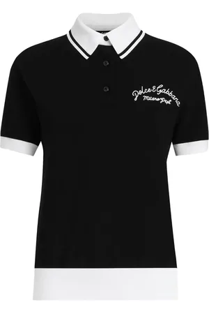 Dolce & Gabbana Polo con logo bordado