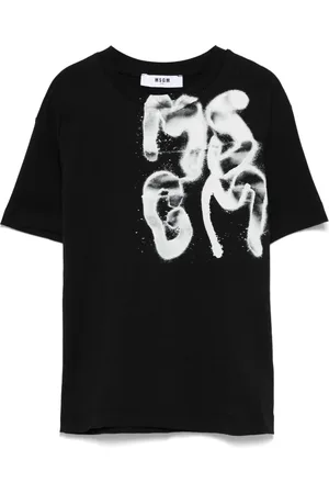 Msgm Camiseta con logo estampado