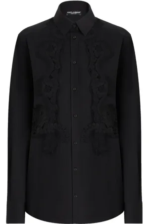 Dolce & Gabbana Camisa con apliques de encaje