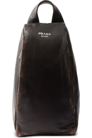 Prada Mochila de piel