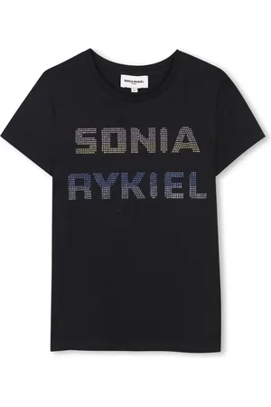 Sonia Rykiel Enfant Camiseta con logo estampado