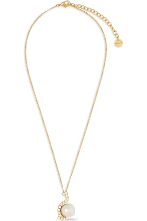 Salvatore Ferragamo Collar con colgante de perla