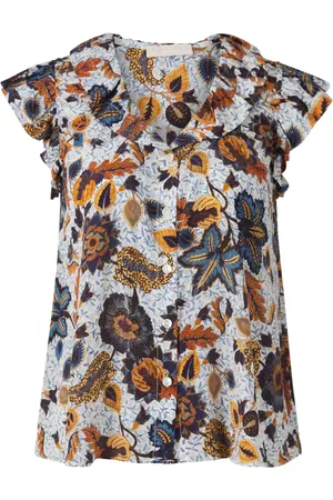 ULLA JOHNSON Blusa con volantes