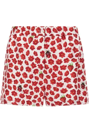 VERSACE Pantalones cortos Strawberry Garden