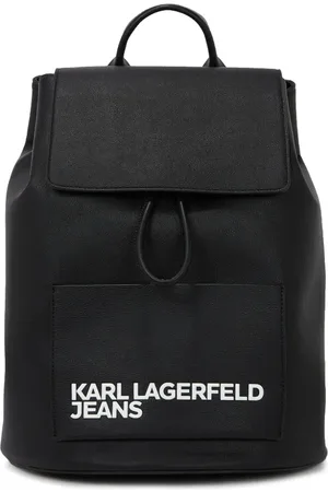 Karl Lagerfeld Mochila con logo estampado