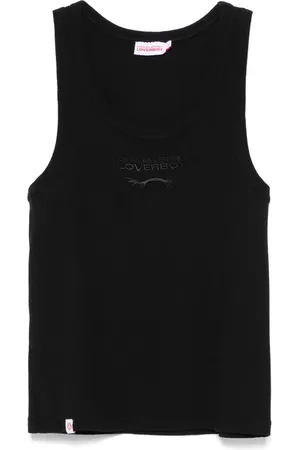 Charles Jeffrey Loverboy Top con logo bordado
