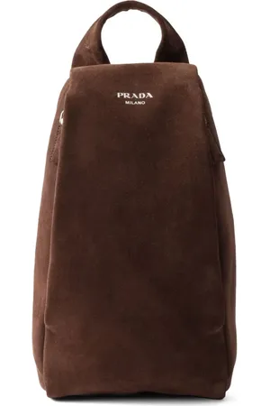 Prada Mochila con cremallera