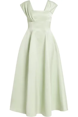 CHATS BY C.DAM Vestido midi con detalle drapeado