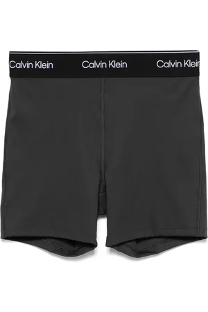 Calvin Klein Pantalones cortos de compresión con logo en la cinturilla