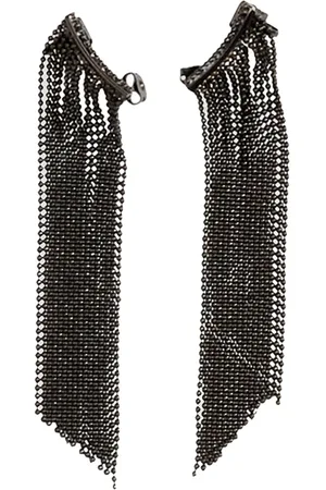 Fabiana Filippi Pendientes earcuff con flecos