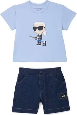 Karl Lagerfeld Conjunto con logo estampado
