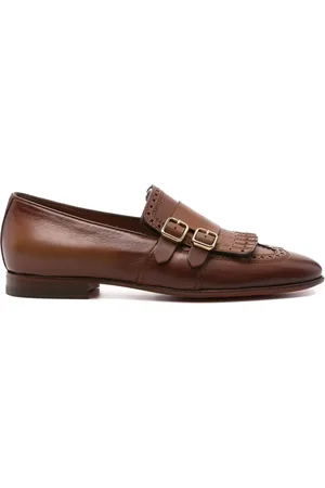 santoni Mocasines con doble hebilla