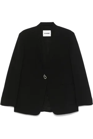 Jil Sander Blazer de lana con doble botonadura