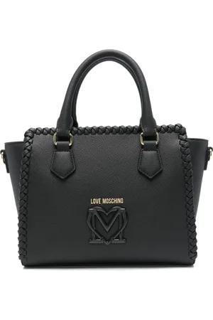 Moschino Bolso shopper trenzado pequeño