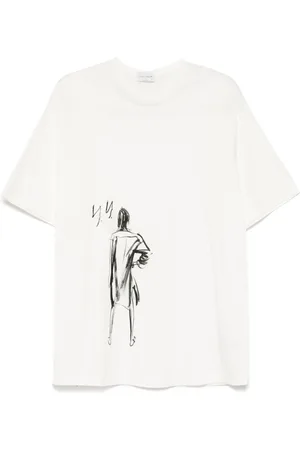 YOHJI YAMAMOTO Camiseta estampada