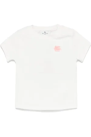 Etro Camiseta con bordado Pegaso